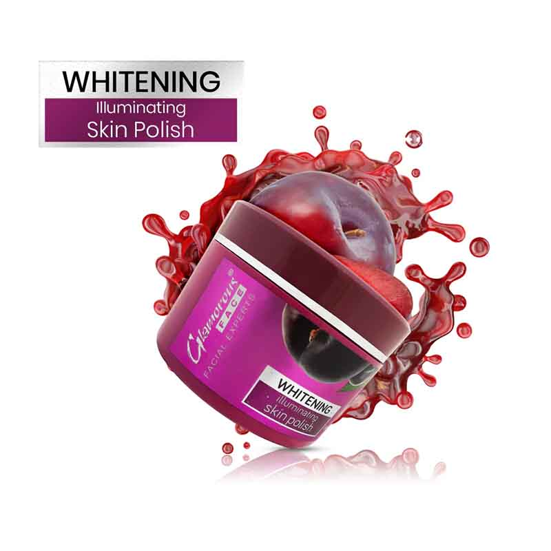 Glamorous Face Whitening Illuminating Skin Polish (JAR 500ML)