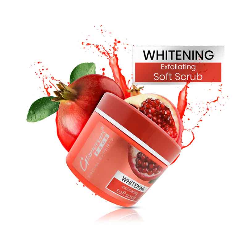 Glamorous Face Whitening Exfoliating Soft Scrub (Jar 500ml)