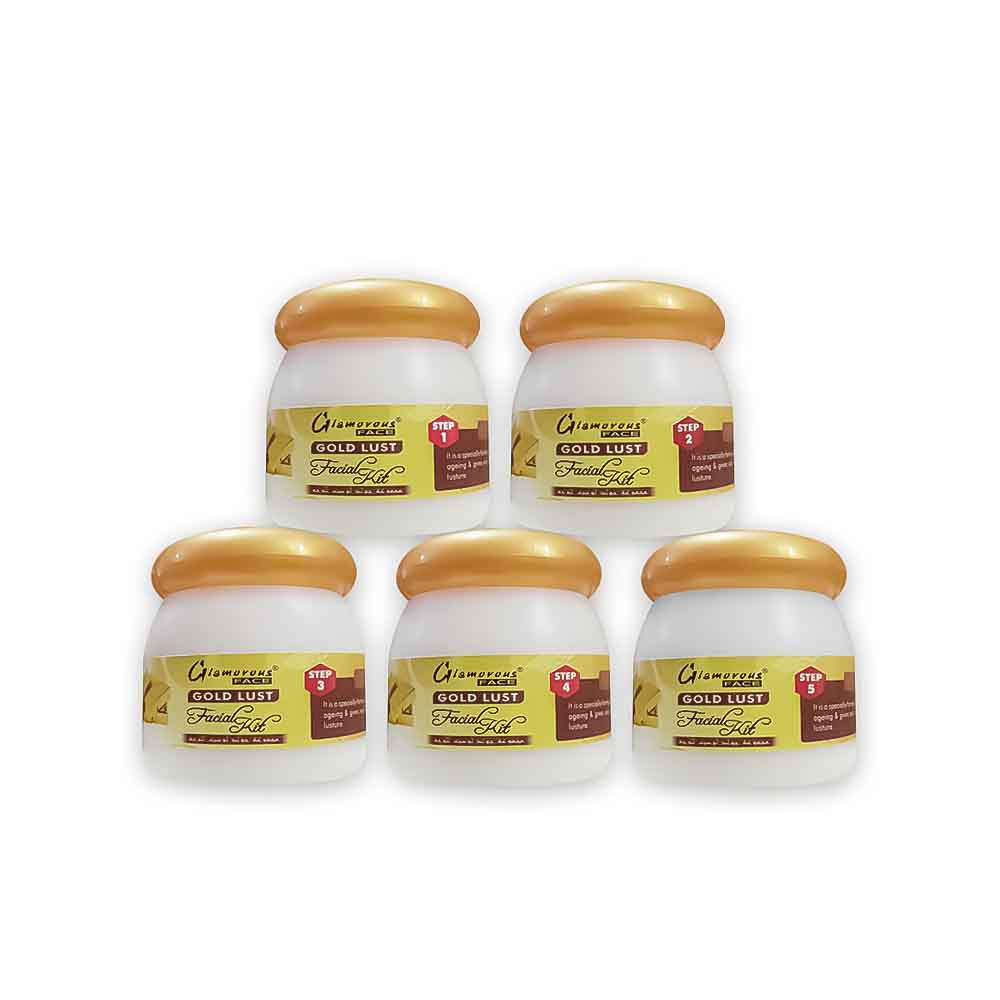 Glamorous Face 5 In 1 Gold Lust Facial Kit