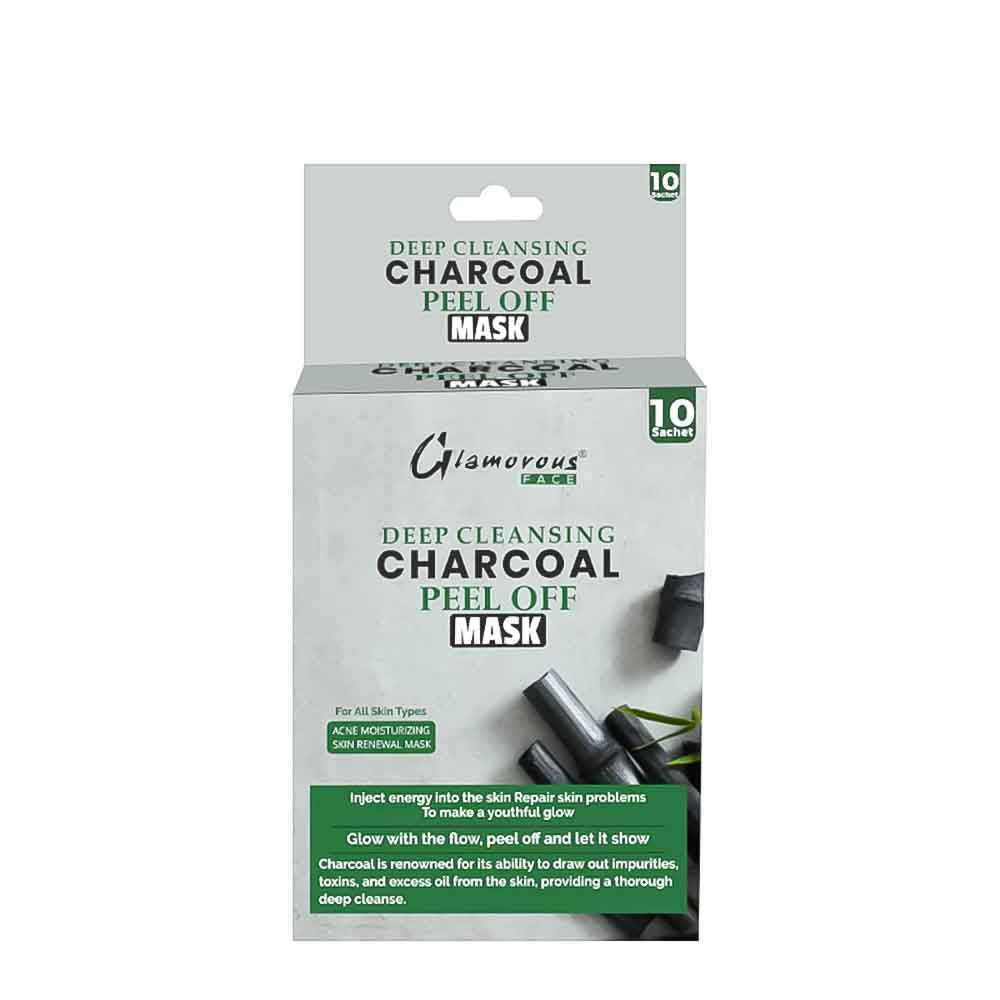 Glamorous Face Deep Cleansing Charcoal Peel Off Mask
