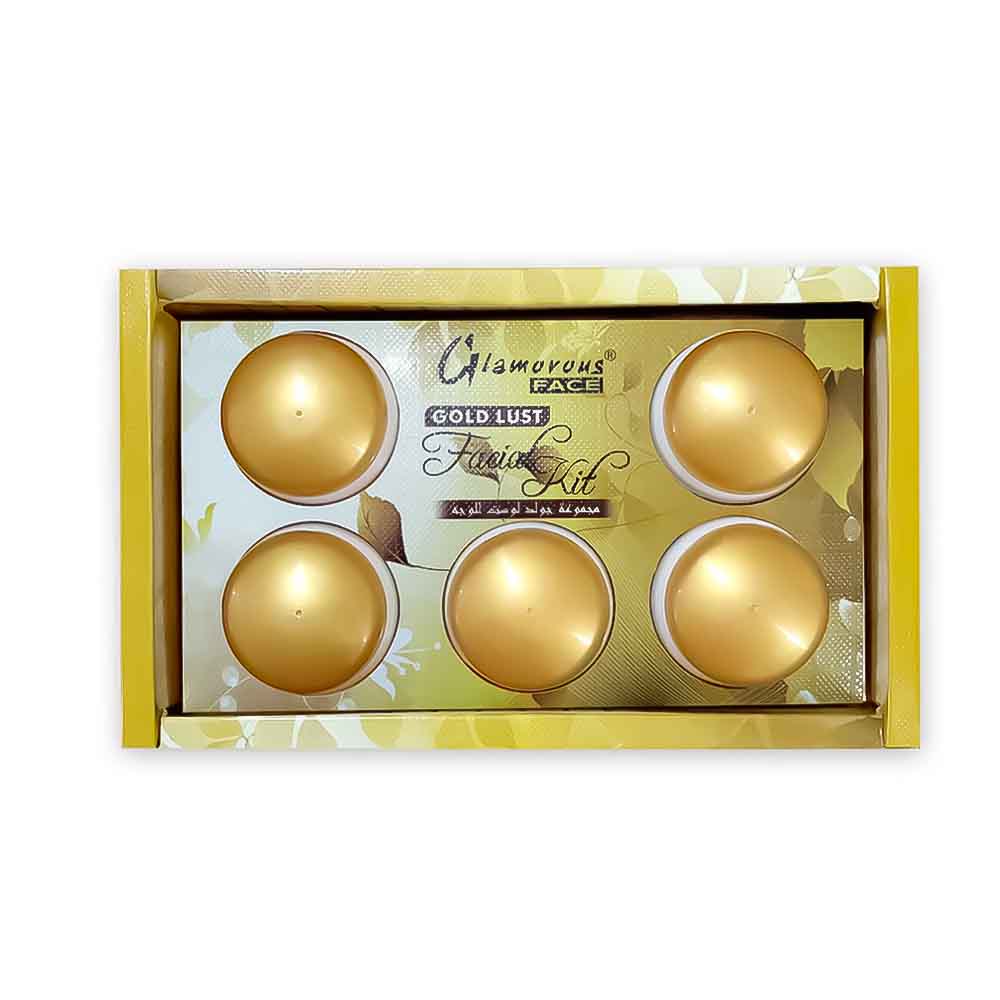 Glamorous Face 5 In 1 Gold Lust Facial Kit