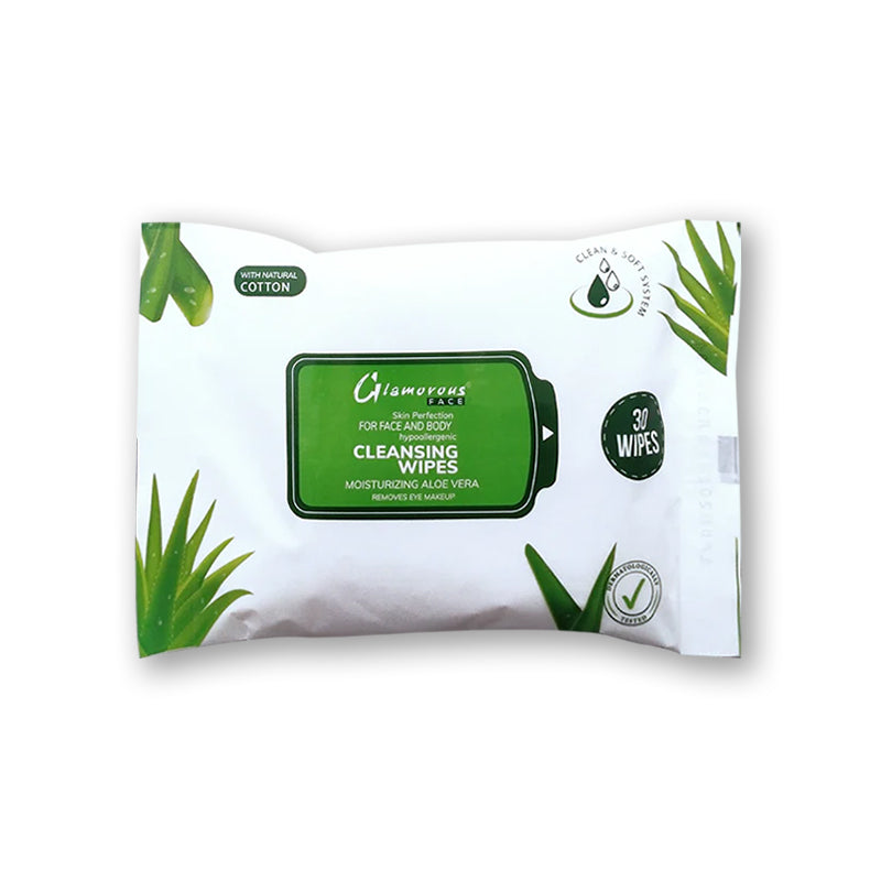 Glamorous Face Cleansing Makeup Remover Wipes 30 Pieces