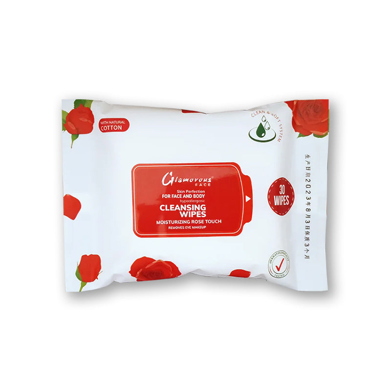 Glamorous Face Cleansing Makeup Remover Wipes 30 Pieces