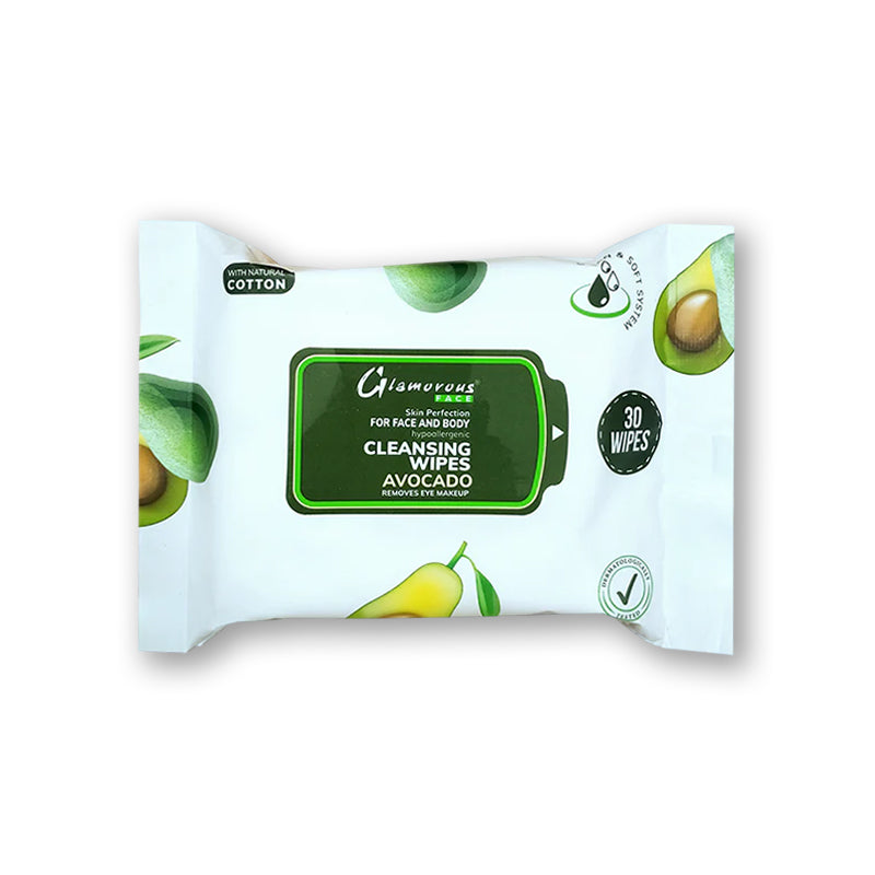 Glamorous Face Cleansing Makeup Remover Wipes 30 Pieces
