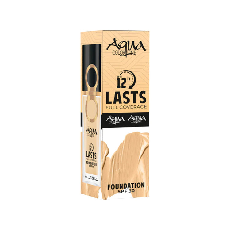 Aqua Color line 12H Last Full Coverage Foundation SPF 30