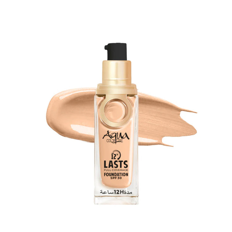 Aqua Color line 12H Last Full Coverage Foundation SPF 30