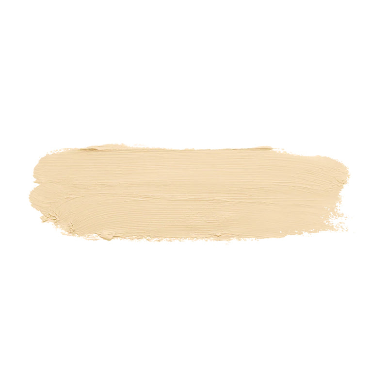 Beige paint swatch on a white background