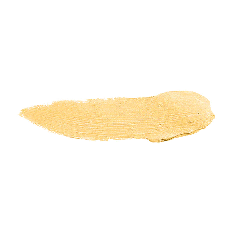Yellow paint swatch on a white background