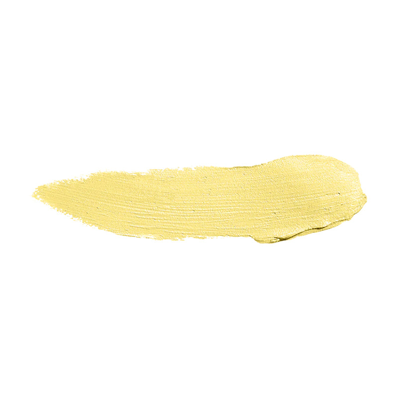 Yellow paint swatch on a white background