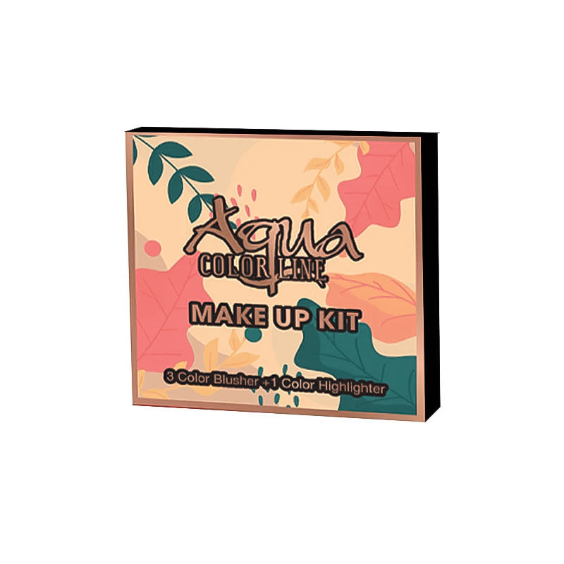 Aqua Color Line 4 Color Highlighter Kit