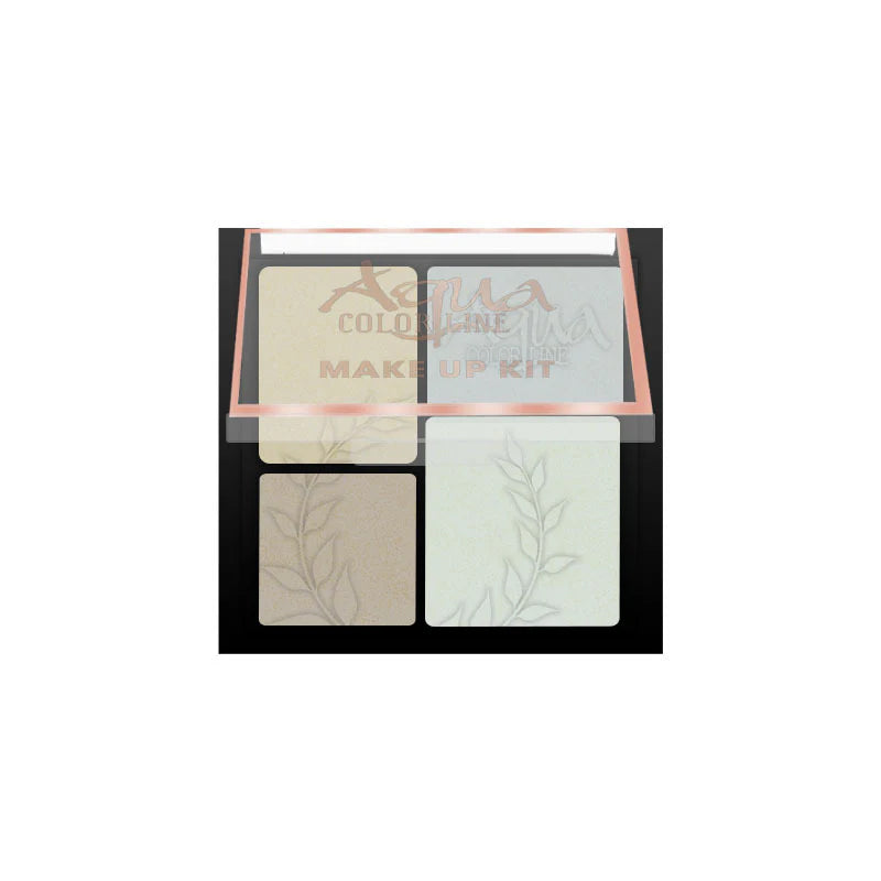 Aqua Color Line 4 Color Highlighter Kit