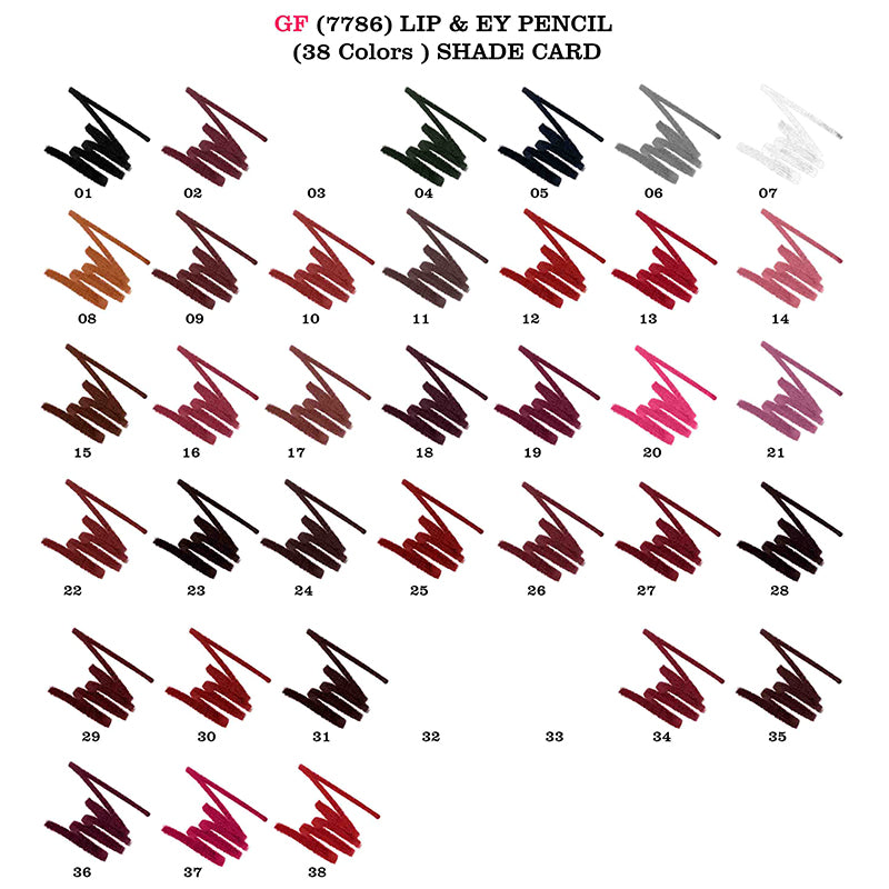 Glamorous Face Lip Pencil (40 Colors)
