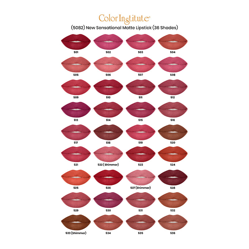 Color Institute New Sensational Matte Lipstick