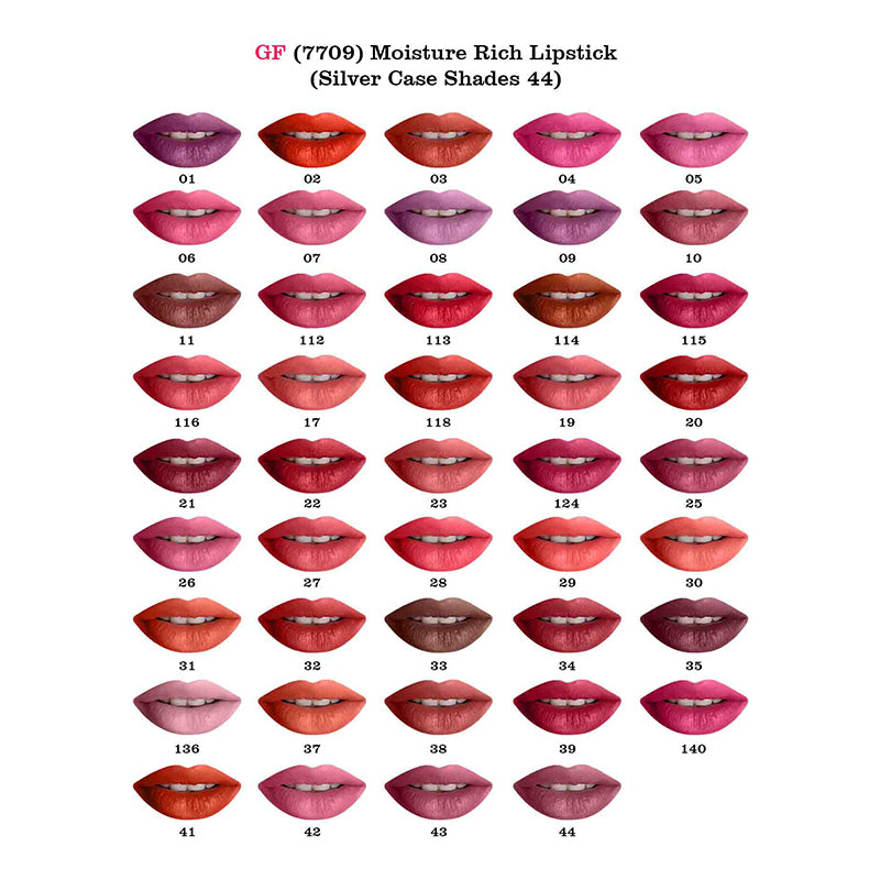 Glamorous Face Moisture Rich Lipstick (Silver Case) (44 Colors)