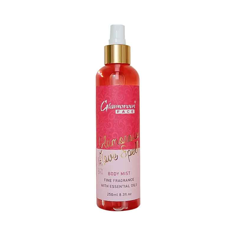 Glamorous Face Body Mist Fine Fragrance Love Spell 250ml