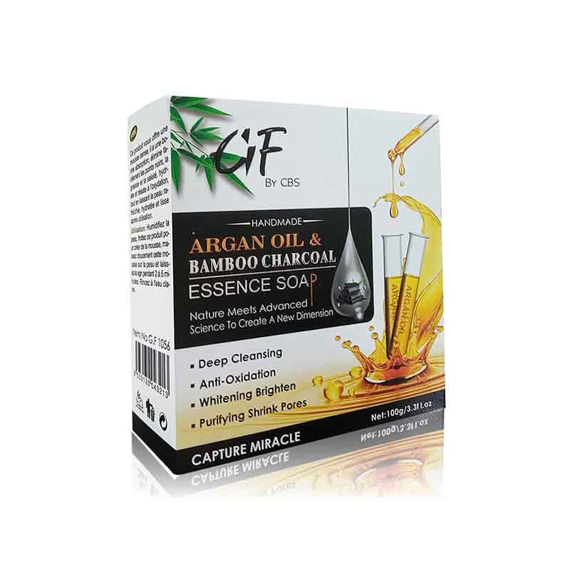 Glamorous Face Argan Oil & Bamboo Charcoal Essence Soap