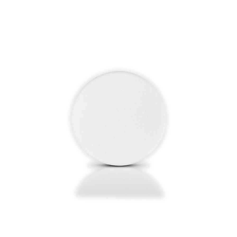 Color Institute Puff Round White